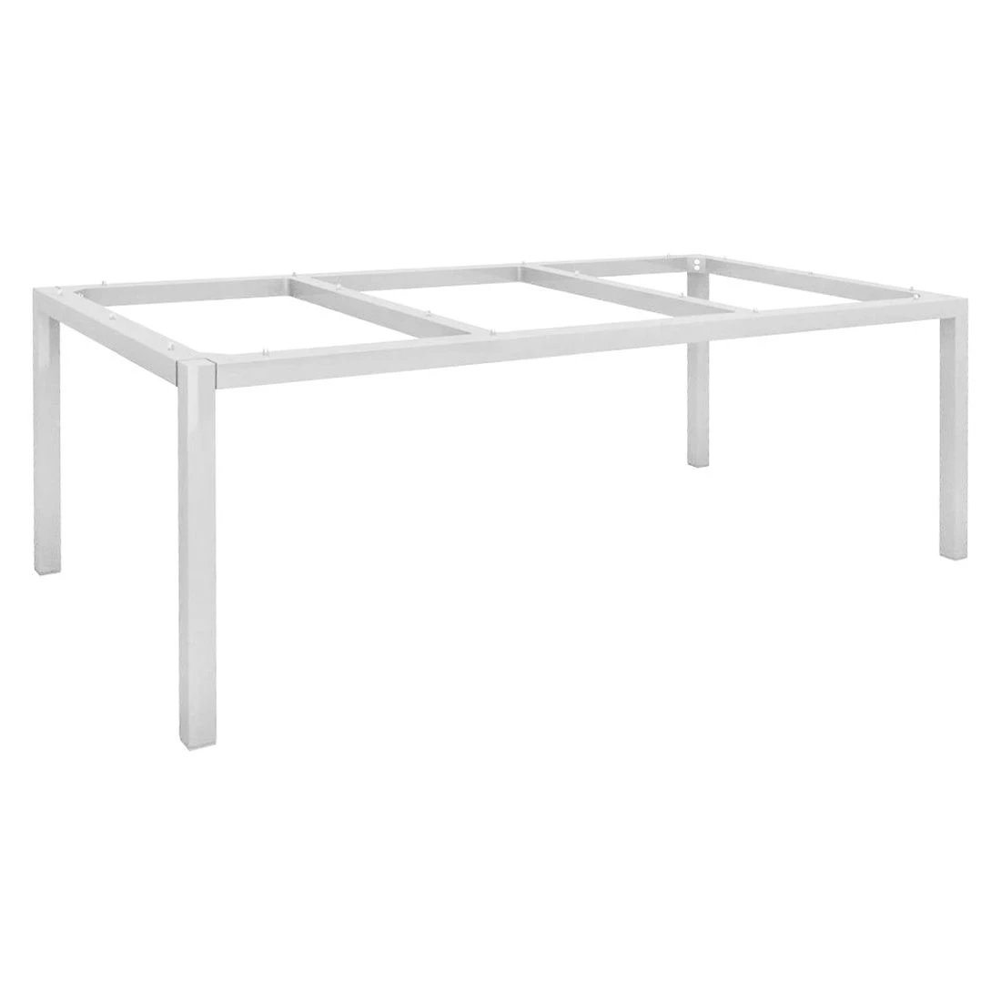 Stern Tischgestell 200x100 Cm Aluminium Weiß 3 Stern Tischgestell 200x100 Cm Aluminium Weiß