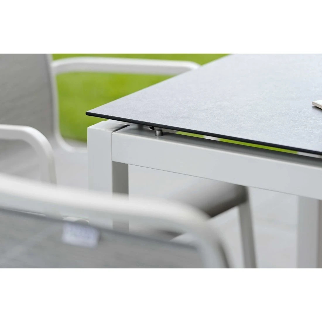 Stern Tischgestell 200x100 Cm Aluminium Weiß 8 Stern Tischgestell 200x100 Cm Aluminium Weiß – Bild 6