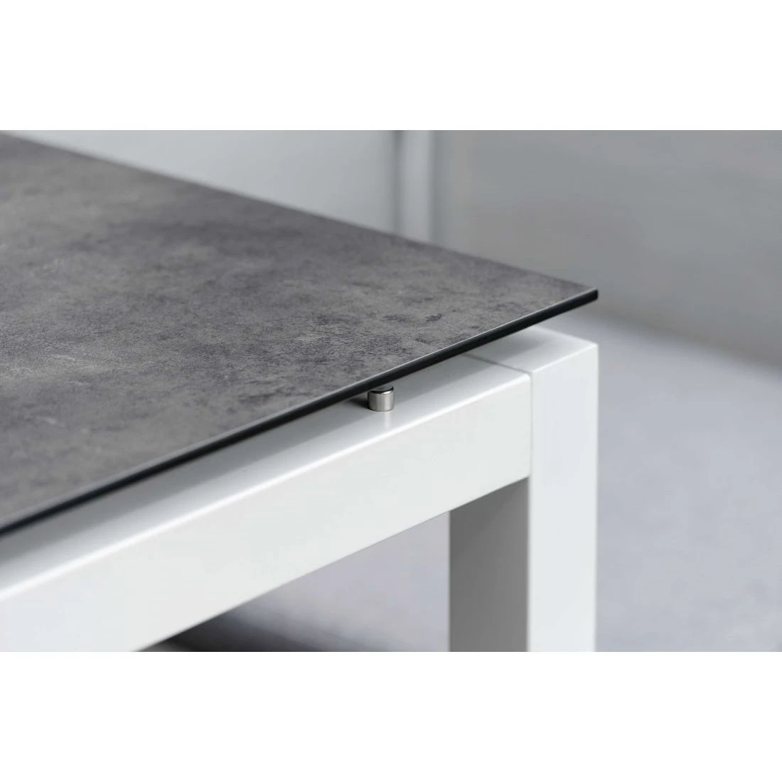 Stern Tischgestell 200x100 Cm Aluminium Weiß 10 Stern Tischgestell 200x100 Cm Aluminium Weiß – Bild 8