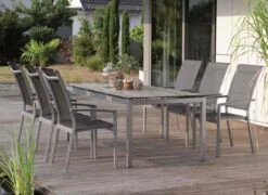 Stern Tischplatte 200x100cm Silverstar 2.0 Tundra Grau -Garten Leben stern tischplatte silverstar 2 0 200x100 cm tundra grau 6