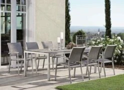 Stern Tischplatte 200x100cm Silverstar 2.0 Tundra Grau -Garten Leben stern tischplatte silverstar 2 0 200x100 cm tundra grau 7