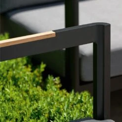 Stern Viggo Loungeset Aluminium/Polyacryl Schwarz Matt/Seidenschwarz -Garten Leben stern viggo loungeset aluminium polyacryl 1489865 8