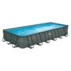 Summer Fun Elite Frame Pool Set 732x366x132cm Grau -Garten Leben summer fun elite frame pool set 732x366x132cm 1419740 1