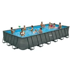 Summer Fun Elite Frame Pool Set 732x366x132cm Grau -Garten Leben summer fun elite frame pool set 732x366x132cm 1419740 11