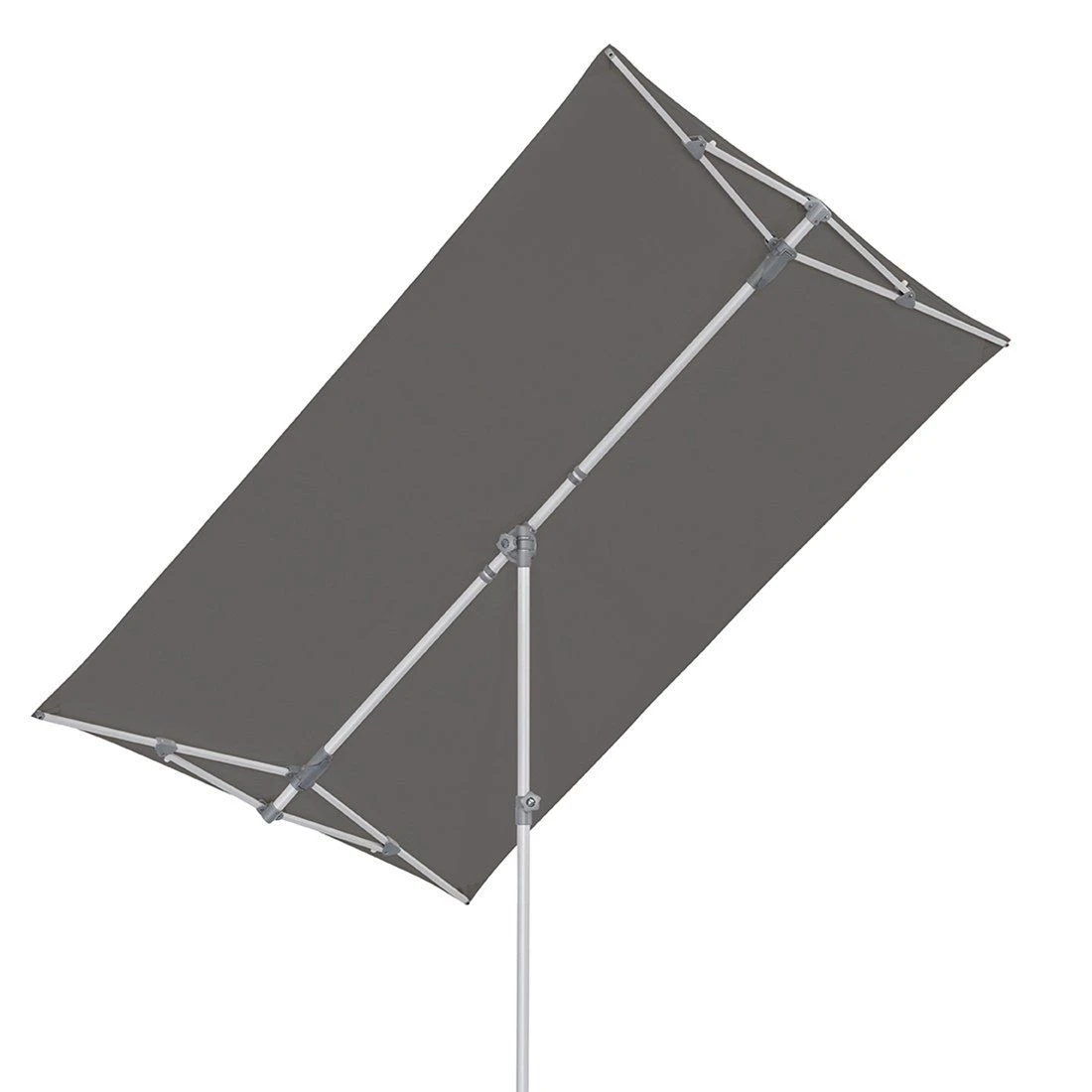 Suncomfort Flex-Roof Mittelstockschirm 210x150 Cm Stone Grey 4 Suncomfort Flex-Roof Mittelstockschirm 210x150 Cm Stone Grey – Bild 2