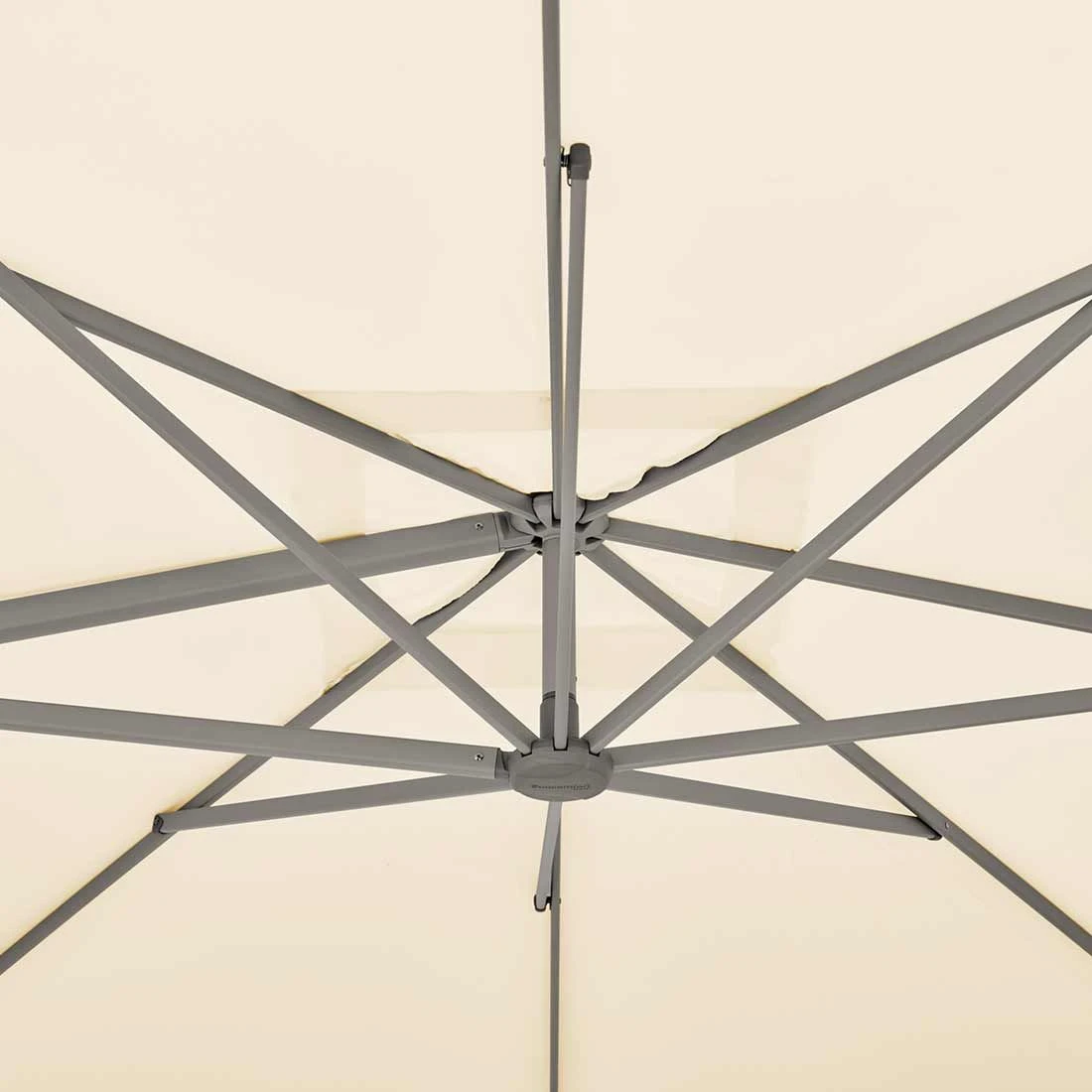 Suncomfort Varioflex Ampelschirm 300x300cm Ecru 8 Suncomfort Varioflex Ampelschirm 300x300cm Ecru – Bild 6