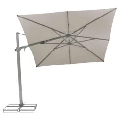 Suncomfort Varioflex Ampelschirm 300x300cm Off-Grey -Garten Leben suncomfort varioflex ampelschirm 300x300cm 1355841 3