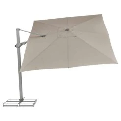 Suncomfort Varioflex Ampelschirm 300x300cm Off-Grey -Garten Leben suncomfort varioflex ampelschirm 300x300cm 1355841 4