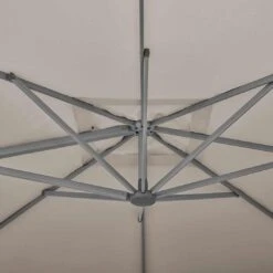 Suncomfort Varioflex Ampelschirm 300x300cm Off-Grey -Garten Leben suncomfort varioflex ampelschirm 300x300cm 1355841 6