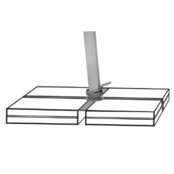 Suncomfort Varioflex Ampelschirm 300x300cm Stone Grey -Garten Leben suncomfort varioflex ampelschirm 300x300cm 1355852 11