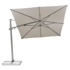 Suncomfort Varioflex Ampelschirm 330x270cm Off-Grey -Garten Leben suncomfort varioflex ampelschirm 330x270cm 1355907 3