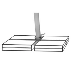 Suncomfort Varioflex Ampelschirm Solar/LED 300x300cm Ecru -Garten Leben suncomfort varioflex ampelschirm solar led 300x300cm 1355863 9