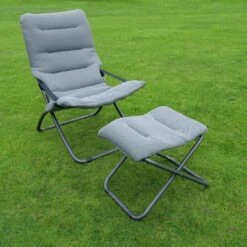 Sungörl Fiesta Sky Dream Hocker Aluminium/Textilene Anthrazit/Grün -Garten Leben sungoerl fiesta sky dream hocker aluminium textilene 1471704 2