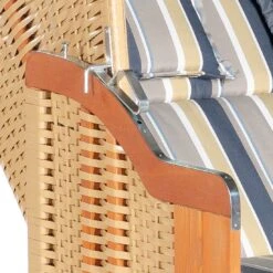 Sunny Smart Rustikal 255 Plus Strandkorb Geflecht/Fichte Beige -Garten Leben sunny smart rustikal 255 plus strandkorb geflecht fichte 1246 1469339 3