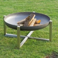 SvenskaV Cross XXL Feuerschale Ø63cm Rohstahl Schwarz 7 SvenskaV Cross XXL Feuerschale Ø63cm Rohstahl Schwarz -Garten Leben svenskav cross xxl feuerschale o63cm rohstahl schwarz 1168808 3