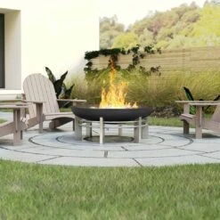 SvenskaV Jura Super XXL Feuerschale Ø79cm Edelstahl -Garten Leben svenskav jura super xxl feuerschale o79cm edelstahl schwarz 1168797 4