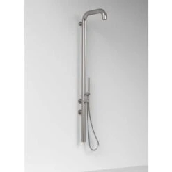 Ideal Sylt Gartendusche Warmwasser Edelstahl Wandmontage Silber -Garten Leben sylt gartendusche edelstahl wandmontage 1386333 2