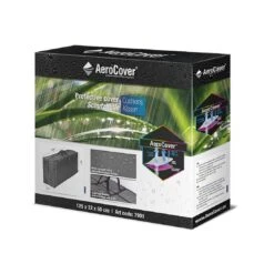 AeroCover Schutztasche Für Auflagen 123x32x50cm Polyester Uni Anthrazit -Garten Leben tragetasche 123x32x50cm 7