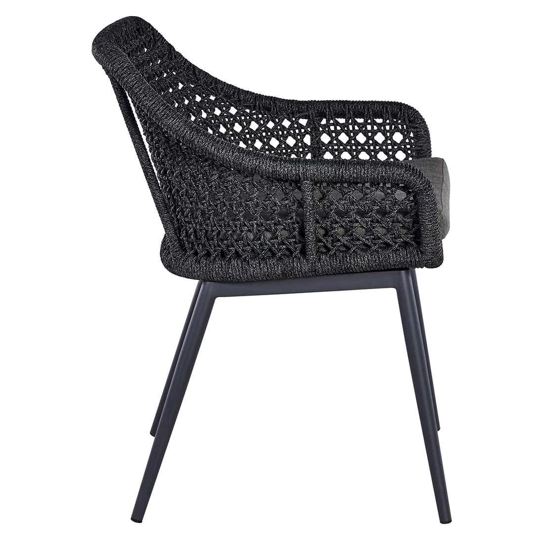 OUTLIV. Hudson Gartensessel Aluminium/Rope Charcoal/Anthrazit 5 OUTLIV. Hudson Gartensessel Aluminium/Rope Charcoal/Anthrazit – Bild 3