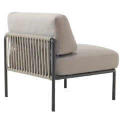 Vermobil Key West Mittelmodul Stahl/Rope Schwarz/Grau/Fango -Garten Leben vermobil key west mittelmodul stahl rope schwarz grau 1300456 2