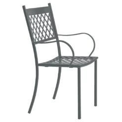 Vermobil Summertime Stapelsessel Stahl Antikgrau