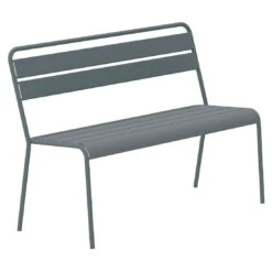 Vermobil Twist Gartenbank 126 Cm Stahl Antikgrau