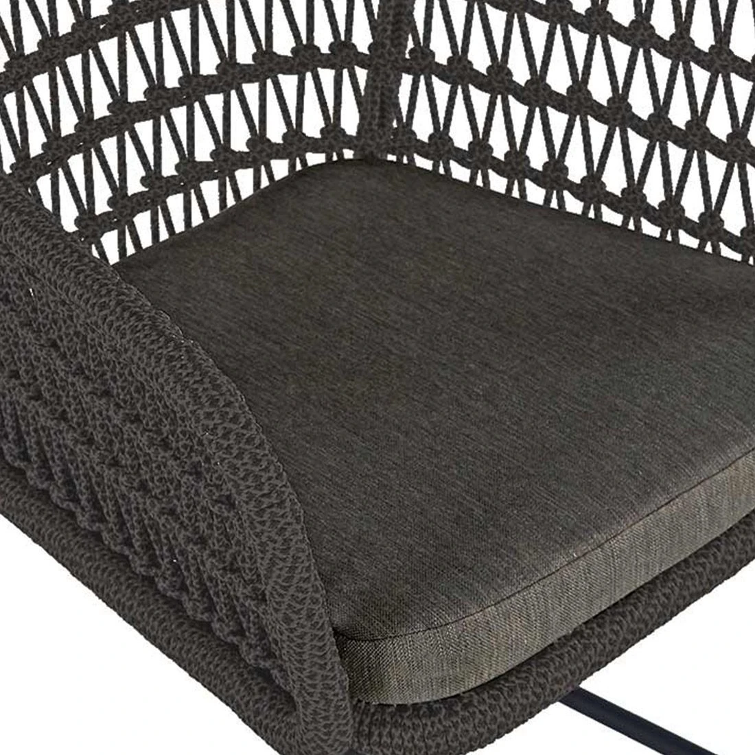 OUTLIV. Verona Gartenmöbelset 5-tlg. Tisch Ø130cm Charcoal 7 OUTLIV. Verona Gartenmöbelset 5-tlg. Tisch Ø130cm Charcoal – Bild 5