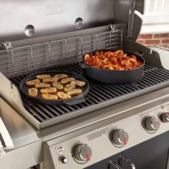 Weber 2in1 Dutch Oven & Pfanne Emailliertes Gusseisen -Garten Leben weber 2in1 dutch oven pfanne emailliertes gusseisen 1301501 5