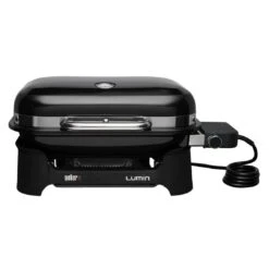 Weber Lumin Compact Elektrogrill Schwarz -Garten Leben weber lumin compact elektrogrill 1468580 3