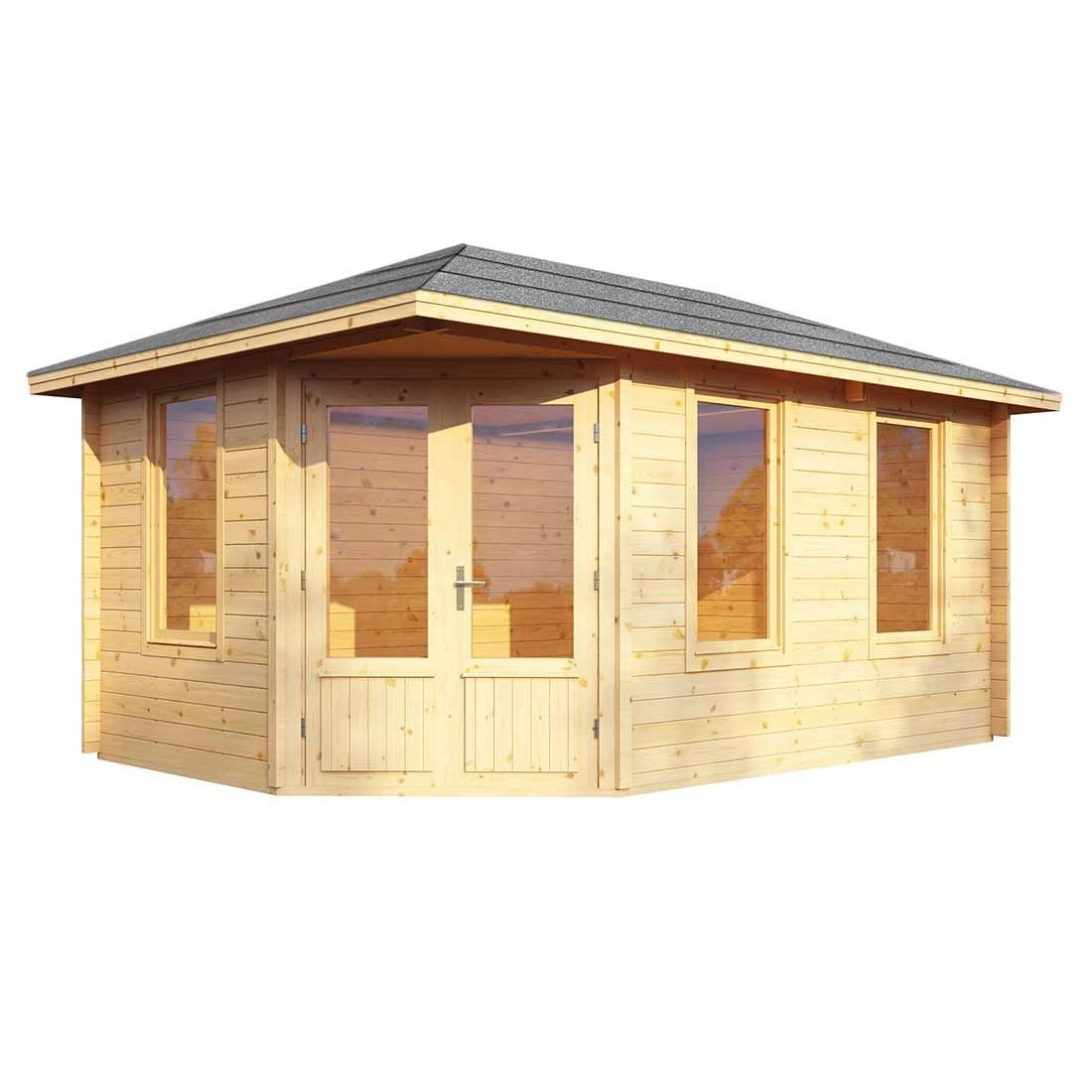 Wolff Finnhaus Anna 40-A/1 Gartenhaus Natur 3 Wolff Finnhaus Anna 40-A/1 Gartenhaus Natur