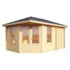 Wolff Finnhaus Anna 40-A/2 Gartenhaus Natur -Garten Leben wolff finnhaus anna 40 a 2 gartenhaus 473x319cm holz doppeltuer 1400787 1