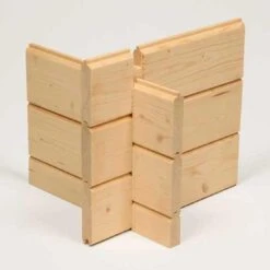 Wolff Finnhaus Bornholm 40-A Typ 4 Gartenhaus 290x240cm Mit Dreieckglas-Tür Natur -Garten Leben wolff finnhaus bornholm 40 a typ 4 290x240cm mit dreieckglas tuer 1401128 5