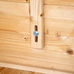 Wolff Finnhaus Bornholm 40-B Typ 1 Gartenhaus 320x320cm Mit Vollholz-Tür Natur -Garten Leben wolff finnhaus bornholm 40 b typ 1 320x320cm mit vollholz tuer 1401161 4