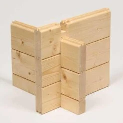 Wolff Finnhaus Bornholm 40-B Typ 1 Gartenhaus 320x320cm Mit Vollholz-Tür Natur -Garten Leben wolff finnhaus bornholm 40 b typ 1 320x320cm mit vollholz tuer 1401161 5