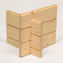 Wolff Finnhaus Bornholm 40-B Typ 2 Gartenhaus 320x320cm Mit Halbglas-Tür Natur -Garten Leben wolff finnhaus bornholm 40 b typ 2 320x320cm mit halbglas tuer 1401183 5