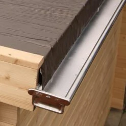 Wolff Finnhaus Dachrinne Eckig Silber