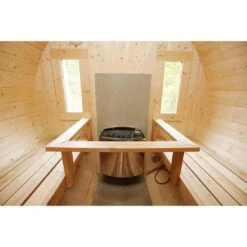 Wolff Finnhaus De Luxe Saunafass 330 Bausatz Natur -Garten Leben wolff finnhaus de luxe saunafass 330 bausatz schw dachschindeln 1403922 4