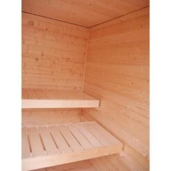 Wolff Finnhaus Lenja 40 Basic Saunahaus 196x196 Cm + Ofen 9kW Natur -Garten Leben wolff finnhaus lenja 40 basic saunahaus 196x196 cm ofen 9kw 1404274 3
