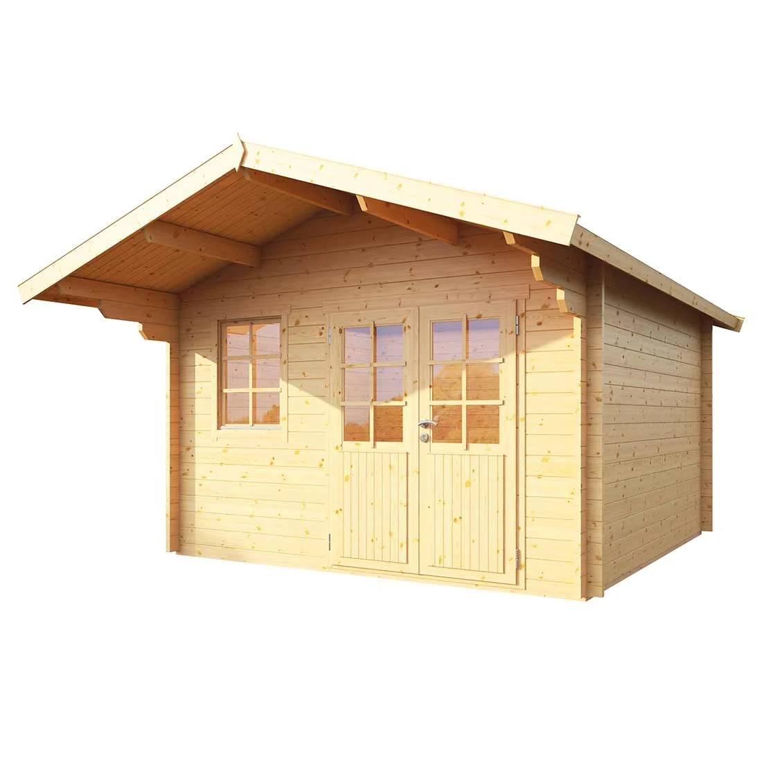 Wolff Finnhaus Lisa 44-C Gartenhaus Natur 3 Wolff Finnhaus Lisa 44-C Gartenhaus Natur