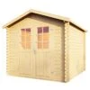 Wolff Finnhaus Lyon B Gartenhaus 230x230cm Inkl. Fußboden+Doppeltür Natur -Garten Leben wolff finnhaus lyon b gartenhaus 230x230cm inkl fussboden doppeltuer 1401524 1
