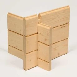 Wolff Finnhaus Lyon B Gartenhaus 230x230cm Inkl. Fußboden+Doppeltür Natur -Garten Leben wolff finnhaus lyon b gartenhaus 230x230cm inkl fussboden doppeltuer 1401524 4