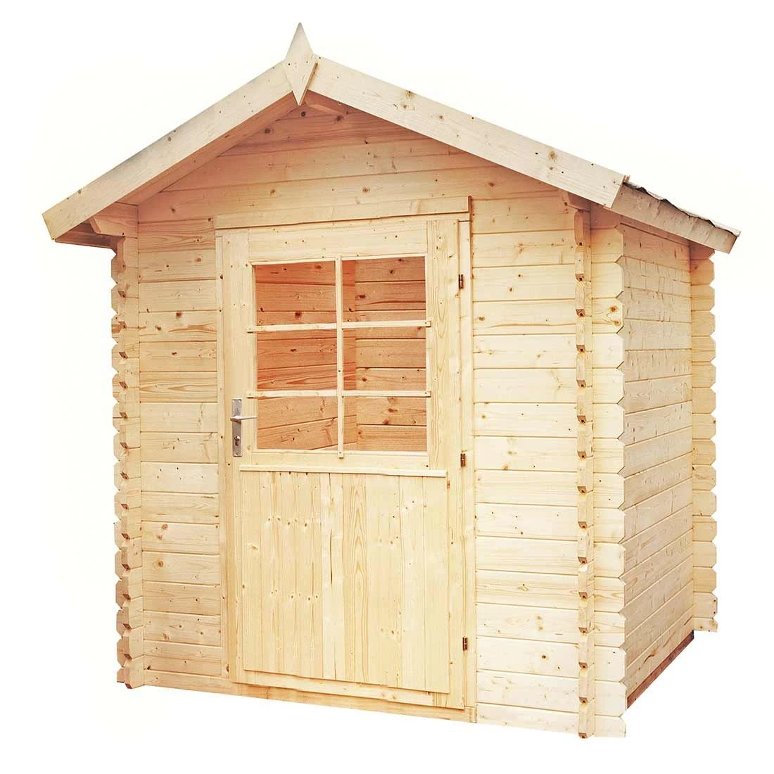 Wolff Finnhaus Max 28 Gartenhaus 180x180cm Mit Einzeltür Natur 3 Wolff Finnhaus Max 28 Gartenhaus 180x180cm Mit Einzeltür Natur