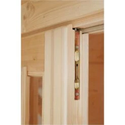 Wolff Finnhaus Pulti 34-B Typ 3 Gartenhaus 300x240cm+Vollglastür Natur -Garten Leben wolff finnhaus pulti 34 b typ 3 gartenhaus 300x240cm vollglastuer 1402657 3