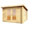 Wolff Finnhaus Pulti 34-C Typ 3 Gartenhaus 300x300cm+Vollglastür Natur 2 Wolff Finnhaus Pulti 34-C Typ 3 Gartenhaus 300x300cm+Vollglastür Natur -Garten Leben wolff finnhaus pulti 34 c typ 3 gartenhaus 300x300cm vollglastuer 1403086 1