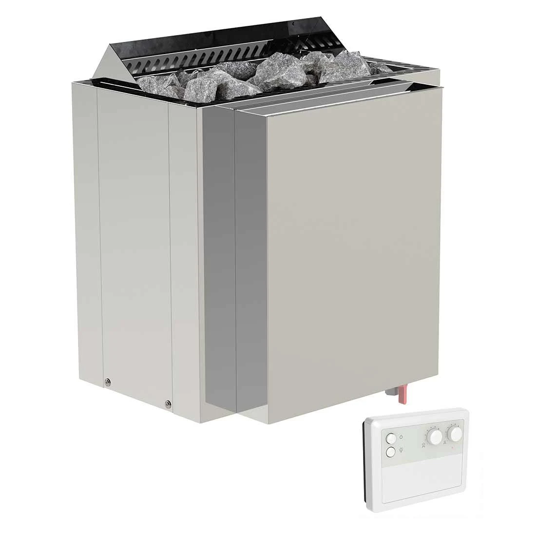 Wolff Finnhaus Saunaofen Bio Elektr. Inkl. Externem Steuergerät Silber 3 Wolff Finnhaus Saunaofen Bio Elektr. Inkl. Externem Steuergerät Silber