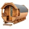 Wolff Finnhaus Svenja 2 Saunafass Premium Bausatz Ø226x411cm Thermoholz -Garten Leben wolff finnhaus svenja 2 saunafass premium bausatz durchm226x411cm 1404263 1