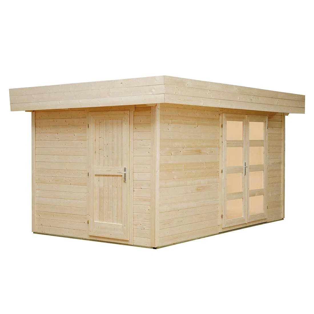 Wolff Finnhaus Varianta 40 2-Raum Gartenhaus 400x250cm Natur 3 Wolff Finnhaus Varianta 40 2-Raum Gartenhaus 400x250cm Natur