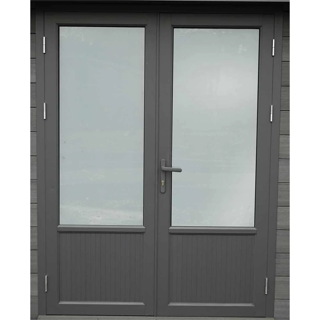 Wolff Finnhaus WPC-Trend B Gartenhaus 234x187cm+Doppeltür Grau 7 Wolff Finnhaus WPC-Trend B Gartenhaus 234x187cm+Doppeltür Grau – Bild 5