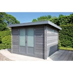 Wolff Finnhaus WPC-Trend D Gartenhaus 287x287cm + Doppeltür Grau 14 Wolff Finnhaus WPC-Trend D Gartenhaus 287x287cm + Doppeltür Grau -Garten Leben wolff finnhaus wpc trend d gartenhaus 287x287cm doppeltuer 1404824 4