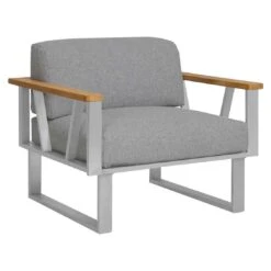 Zebra Belvedere Ecklounge 6-tlg. Edelstahl/Olefin Silber/Grau -Garten Leben zebra belvedere loungeecke 6 tlg edelstahl olefin 1367479 4